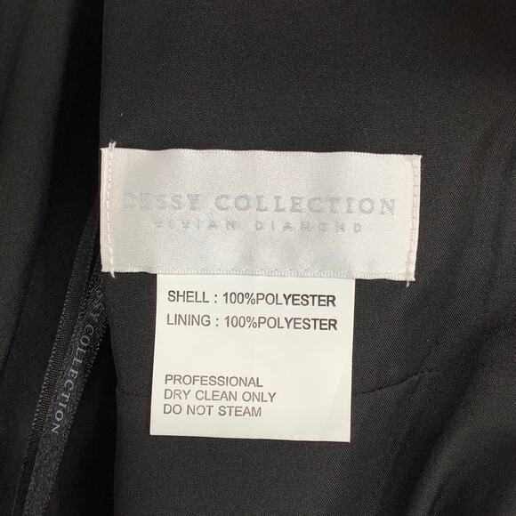 NEW! Dessy Collection Size 2 Floral Maxi Dress w/ Front Slit $273 msrp J3-17 - Picture 5 of 12